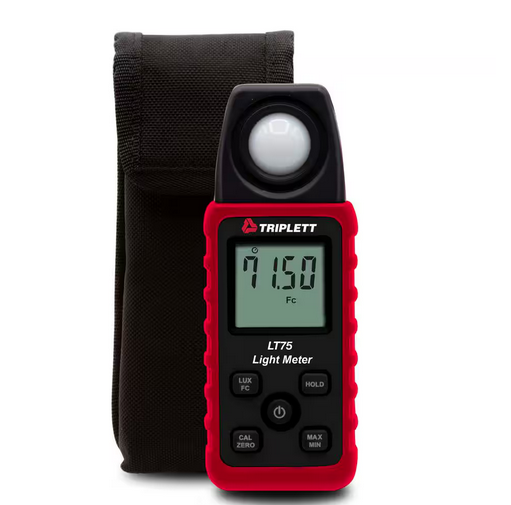Digital Light Meter Lux/Fc with Cert. of Traceability to NIST - 91007203303