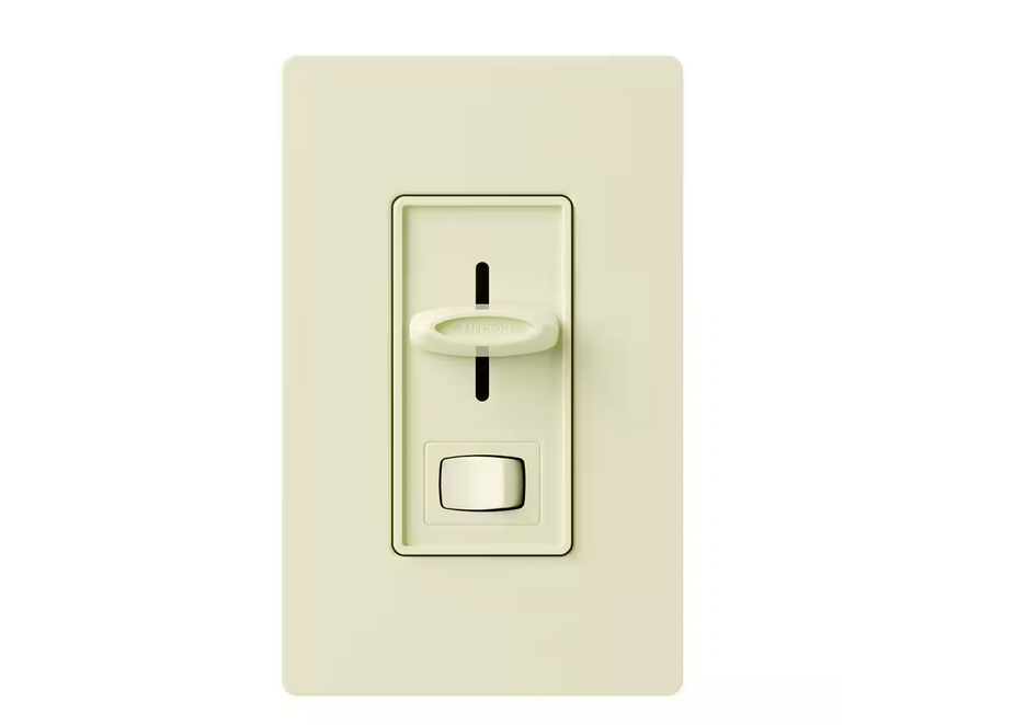 Skylark Dimmer Switch for Magnetic Low-Voltage, 450-Watt/600 VA, Single-Pole or 3-Way, Almond (SLV-603P-AL)