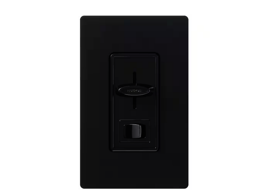 Skylark Dimmer Switch for Magnetic Low-Voltage, 450-Watt/600 VA, Single-Pole or 3-Way, Black (SLV-603P-BL)