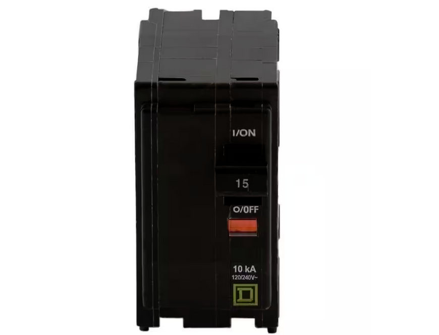 QO 15 Amp 2-Pole Circuit Breaker - 9741868