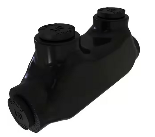 Nimbus Insulated Aluminum In-Line Splicer-Reducer Connector, Conductor Range 1/0-14, 2-Ports, Tin Plated - 91006426841