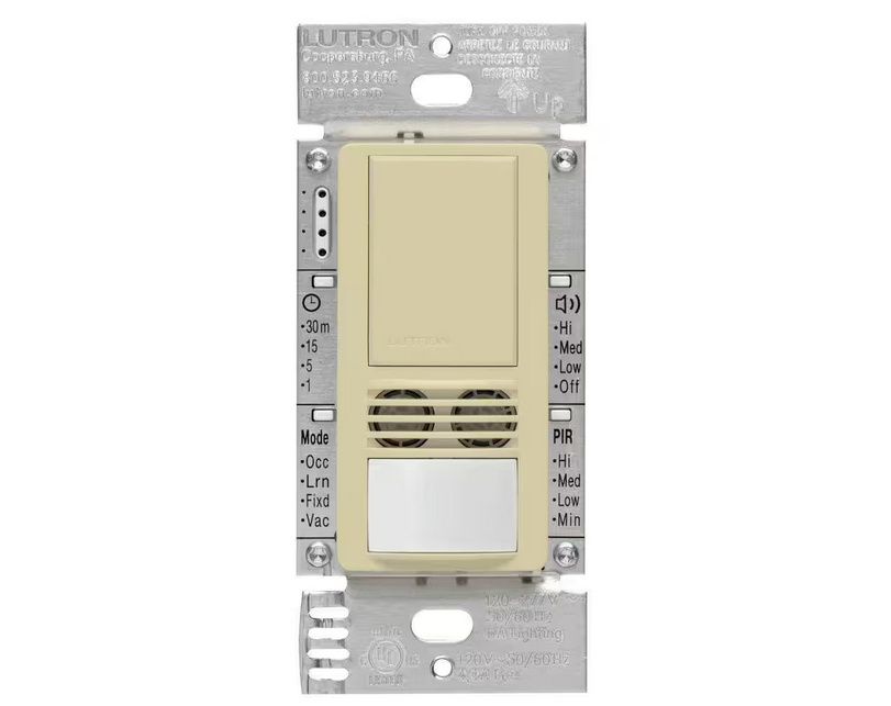 Maestro Dual-Tech Motion Sensor Switch, 6-Amp/Single-Pole, Ivory (MS-A102-IV) - 91001083662
