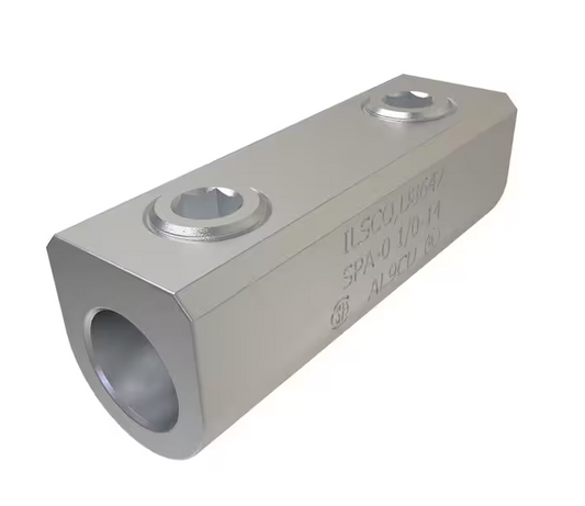 Aluminum Splicer/Reducer, Conductor Range 1/0-14, Tin Plated (3-Pack) - 91006426717