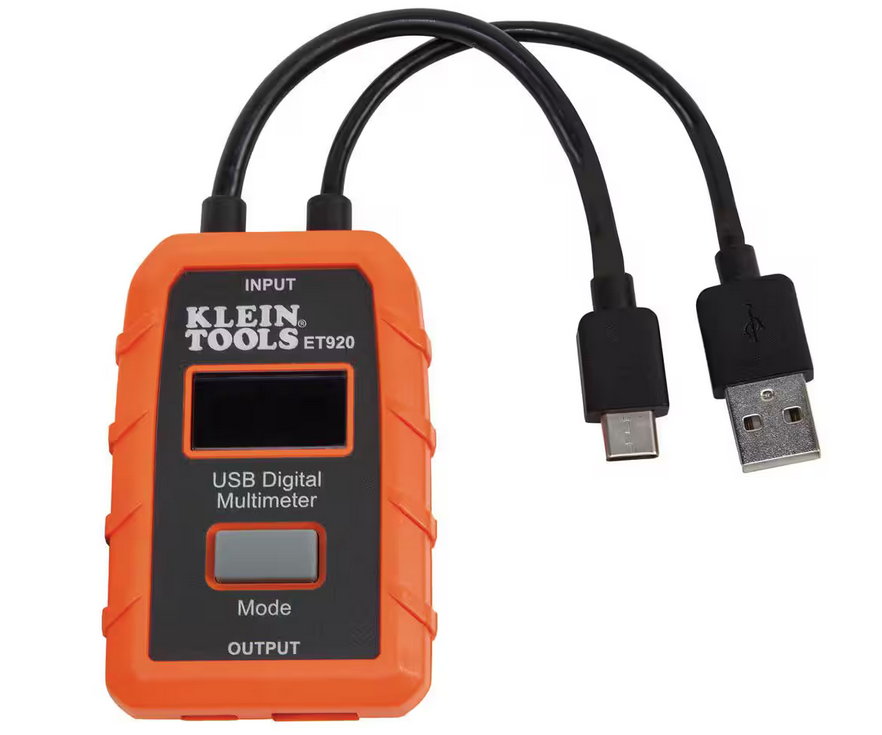 USB Digital Meter with USB-A and USB-C - 91004196760