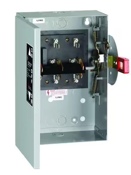 60 Amp 240-Volt Non-Fused Indoor General-Duty Double-Throw Safety Switch - 91000496981