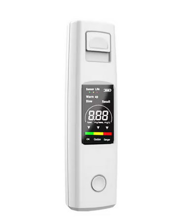 White Portable Breath Alcohol Tester - 91011915794