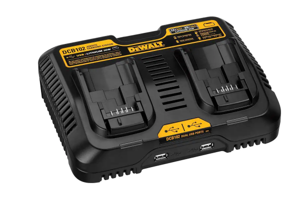 12V to 20V MAX Lithium-Ion Dual Port Jobsite Charging Station with (2) USB Ports - 91002958951
