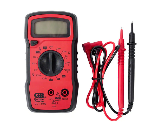 4-Func 14-Range Manual Digital Multimeter