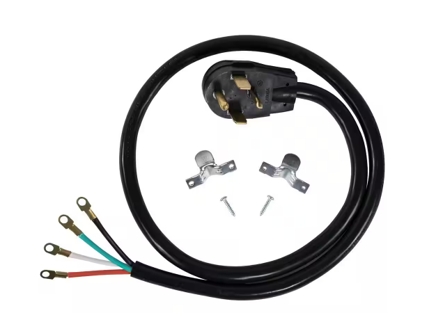 5 ft. 10/4 4-Wire Closed-Eyelet 30-Amp Dryer Cord - 91004296299