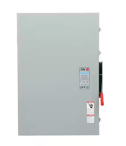 Heavy Duty 600 Amp 600-Volt 3-Pole Type 12 Non-Fusible Safety Switch - 91001855084