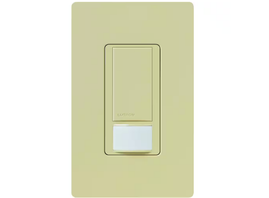 Maestro Vacancy Sensor switch, 5-Amp, Single-Pole or Multi-Location, Ivory