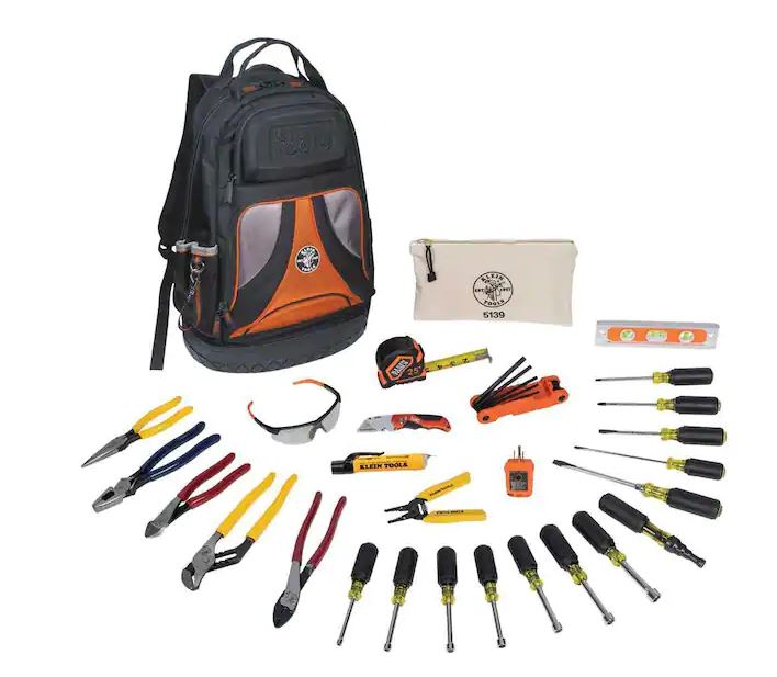 28 Piece Hand Tool Set with Tradesman Pro Tool Backpack (80028) - 91000505814
