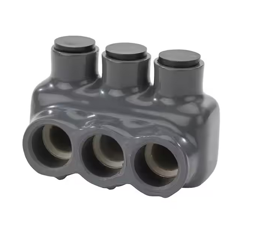 3/0-4 AWG and 2/0-2 AWG Bagged Insulated Connector, Grey - 91001839996