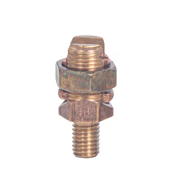 Permaground Bronze Service Post Connector, Male, Conductor Range 1-8 Sol - 91006426900