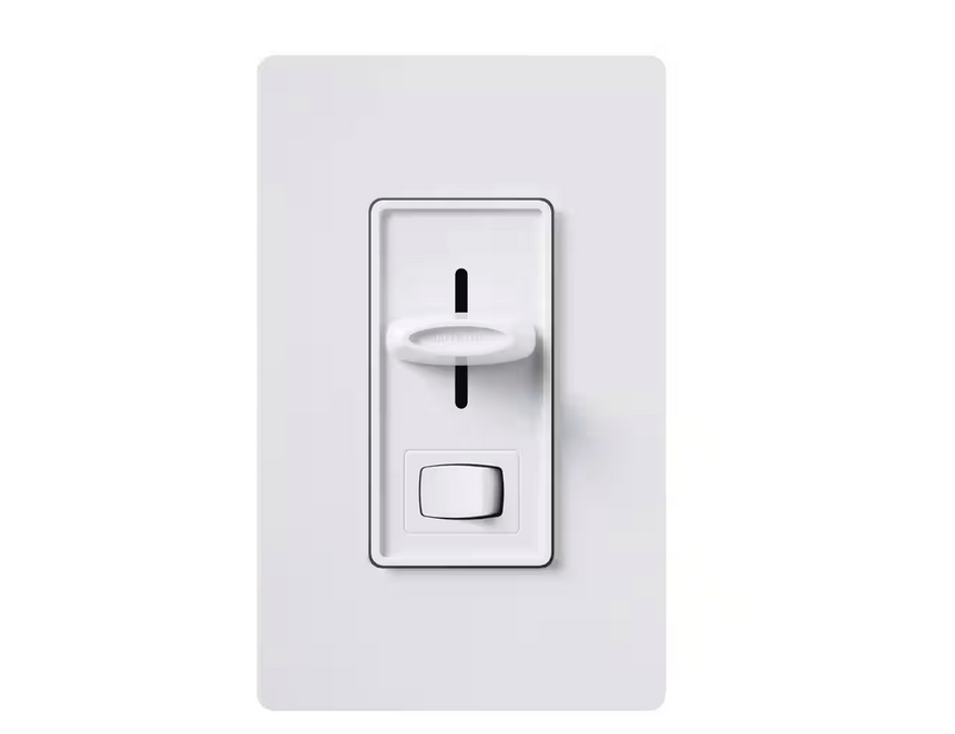 Skylark Dimmer Switch for Electronic Low-Voltage, 300-Watt Incandescent/Single-Pole, White (SELV-300P-WH)