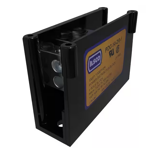 Power Distribution Block Connector, Modular Design, Line Conductor Range 2/0-14 - 91006426720