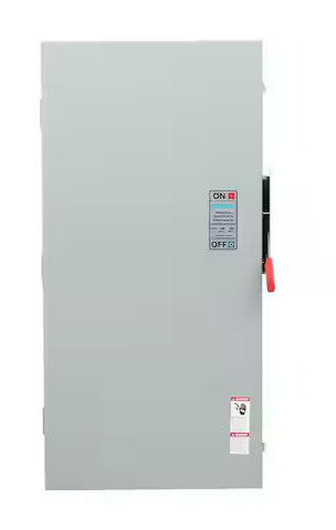 Heavy Duty 400 Amp 600-Volt 3-Pole Indoor Fusible Safety Switch - 91001854898