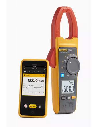375 FC 600 Amh AC/DC TRMS Wireless Clamp Meter - 91010674448
