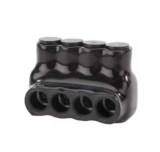 4-14 AWG Bagged Insulated Multi-Tap Connector, Black - 91001839954