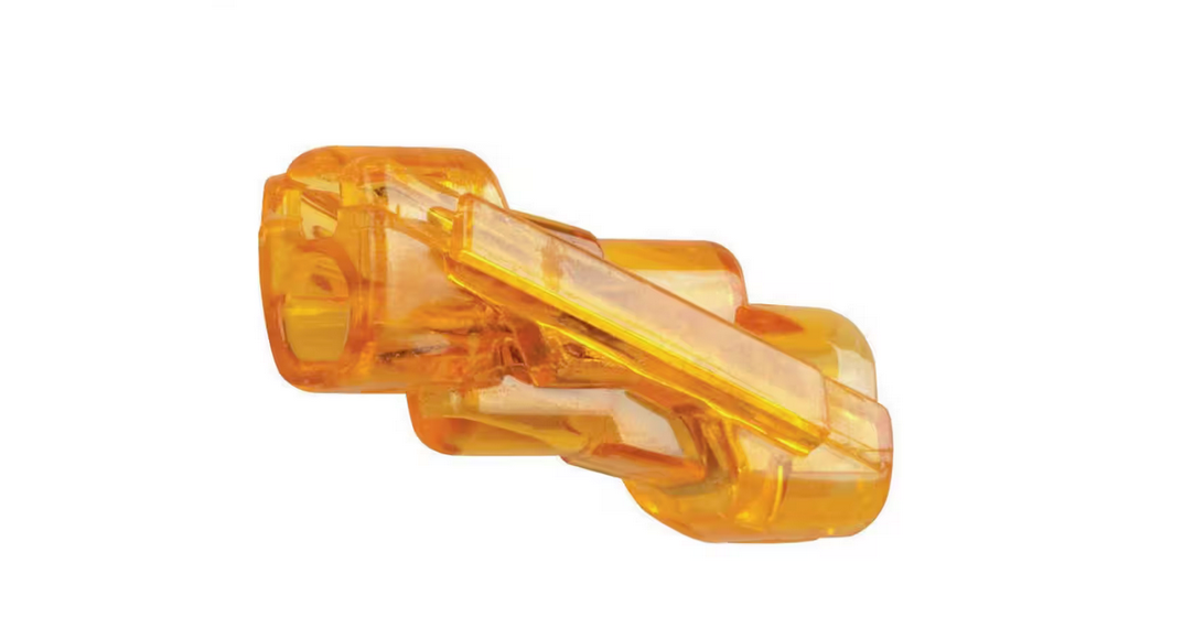 Spliceline 42 Orange In-Line Push-In Butt Splices (300-Jar)