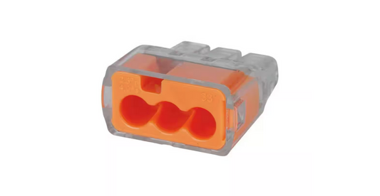 33 Orange In-Sure 3-Port Connectors (100-Pack) - 9631183