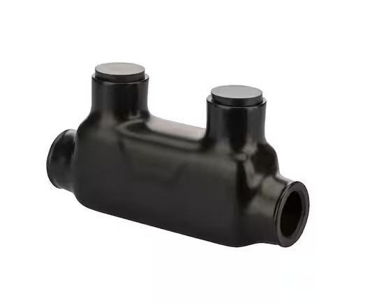 250 MCM - 6 AWG Bagged Insulated In-Line Splice, Black - 91001839887