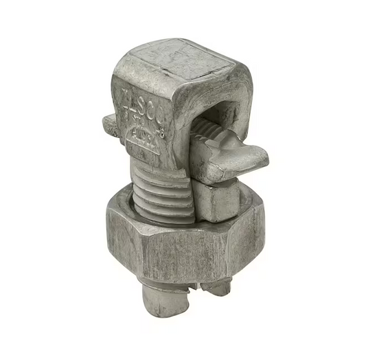 Aluminum Split Bolt Connector, Main Range 6-10, Tap Range 6-10, Tin Plated (3-Pack) - 91006426763