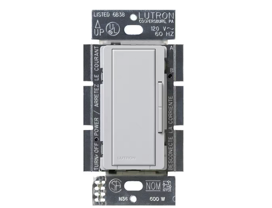 Maestro Companion Multi-Location Dimmer Switch, Only for Use with Maestro LED+ Dimmer, Palladium (MSC-AD-PD)