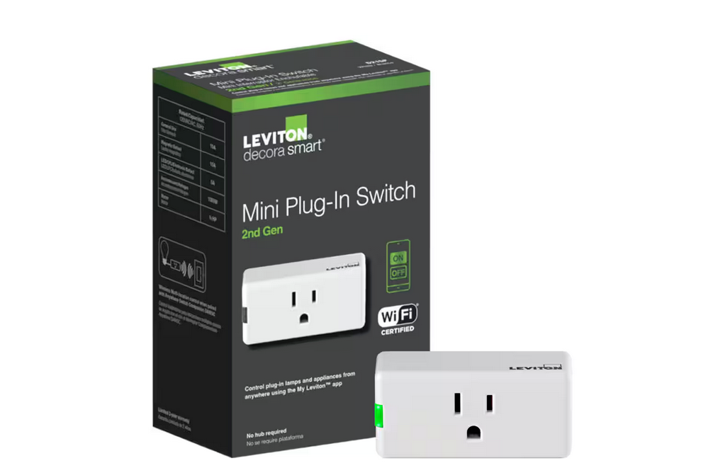 Decora Smart Wi-Fi Mini Plug-In Single Outlet (2nd Gen), Works Google, Alexa, HomeKit, No Hub Required - 91006062627