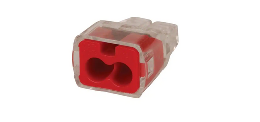 32 Red In-Sure 2-Port Connector (10-Pack) - 9629323