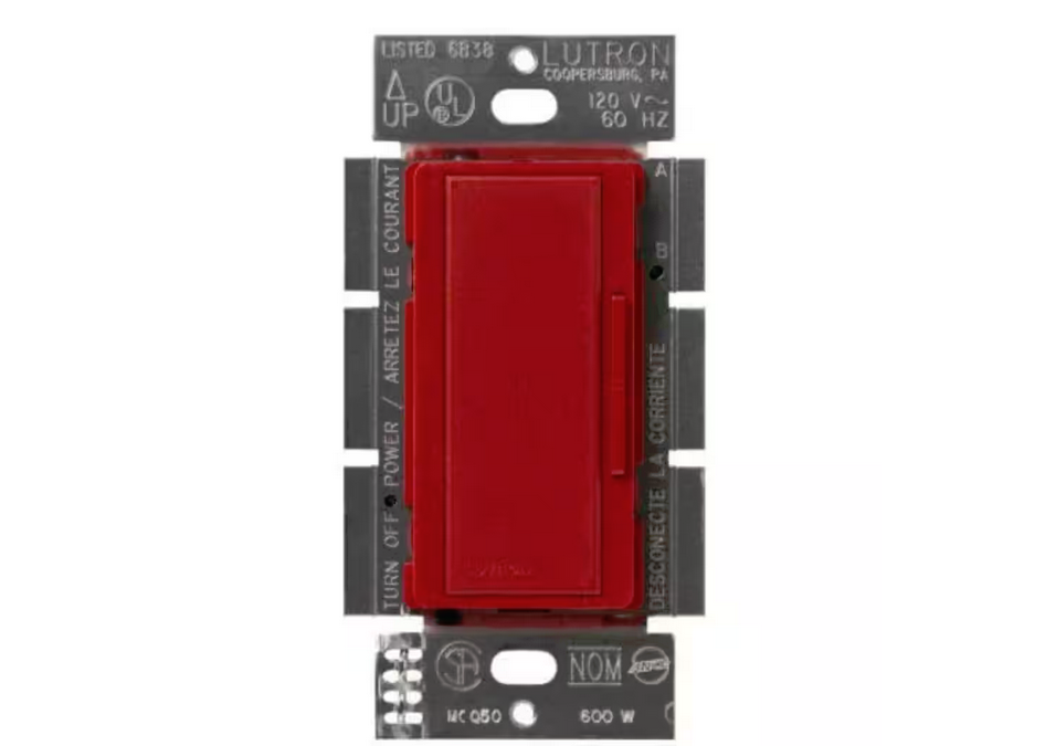 Maestro Companion Multi-Location Dimmer Switch, Only for Use with Maestro LED+ Dimmer, Hot (MSC-AD-HT)