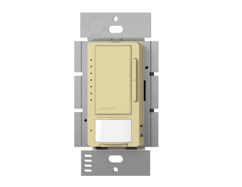 Maestro LED+ Vacancy-Only Sensor/Dimmer Switch, 150W LED, Single Pole/Multi-Location, Ivory (MSCL-VP153M-IV)