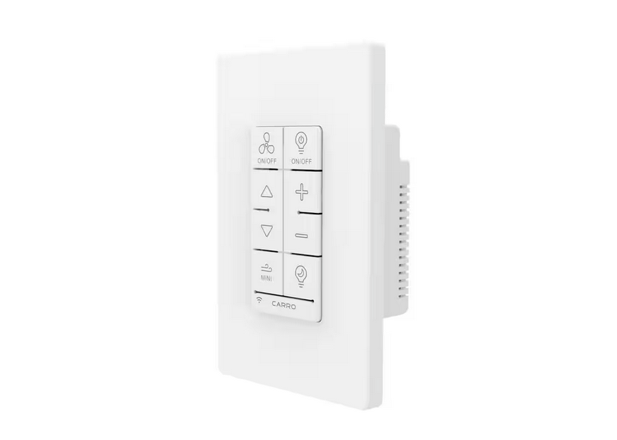 Locus Smart Wi-Fi Ceiling Fan Wall Switch (1-Gang), Works with Alexa, Google Home and Siri Shortcut - 91008256638