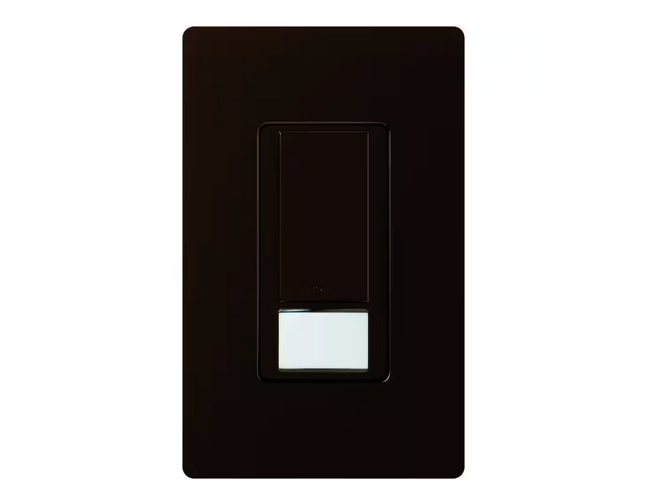 Maestro Dual Voltage Vacancy Sensor Switch, 6-Amp/Single-Pole, Brown (MS-VPS6M2-DV-BR)