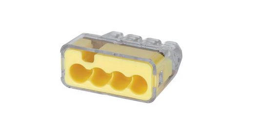 34 Yellow In-Sure 4-Port Connector (10-Pack) - 9630707
