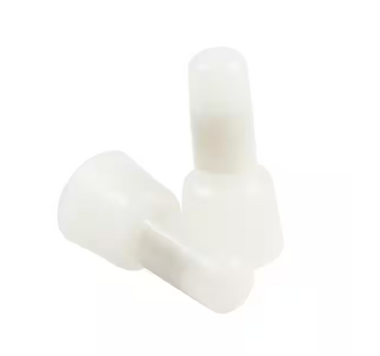 22-10 AWG Nylon Pigtail Connector White 10-Pack (Case of 10)