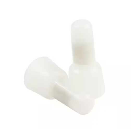 22 - 10 AWG Nylon Pigtail Connectors - White (15-Pack) - 9390825