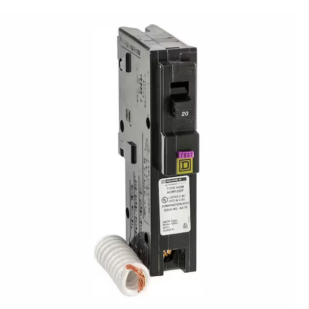 Homeline 20 Amp Single-Pole Dual Function (CAFCI and GFCI) Circuit Breaker (9-pack) - 91005370689