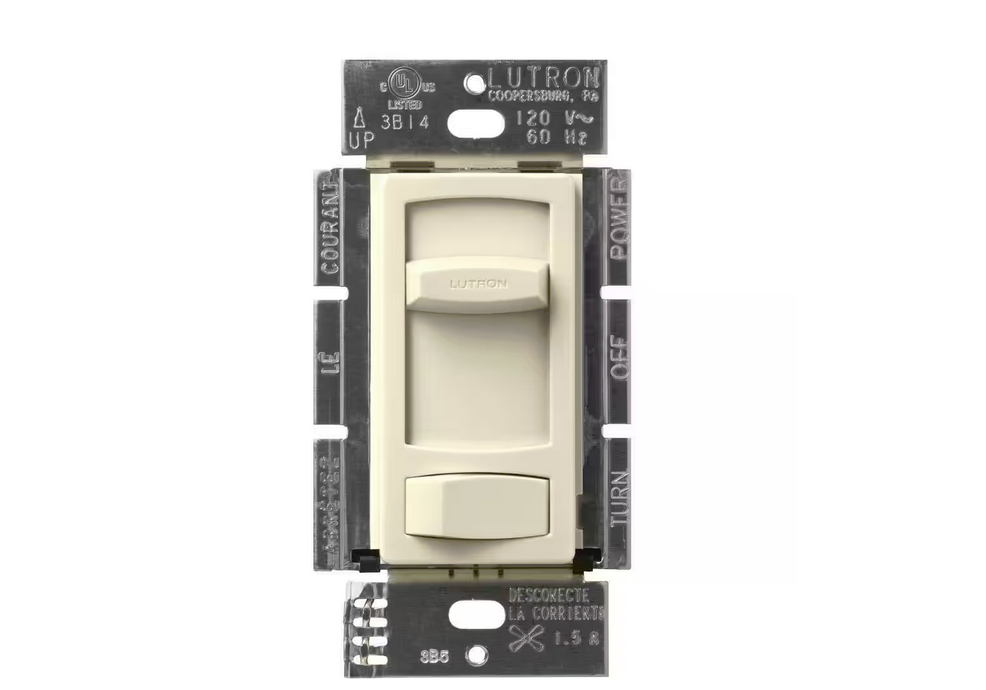 Skylark Contour Fan Control, Quiet 3-Speed, 1.5-Amp/Single-Pole or 3-Way, Almond (CTFSQ-F-AL)