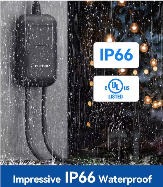 Black Polycarbonate Outdoor Smart Wi-Fi Dimmer Plug with 2 Individually Sockets for String Lights (1-Pack) - 91012166260