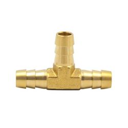 Brass Hose Barb Tee Adapter 1/8" - 971075