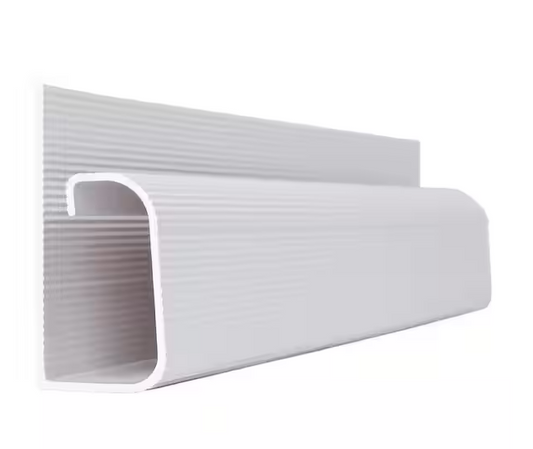 16 in. J Channel Desk Cable Organizer in White (10-Pack) - 91004442316