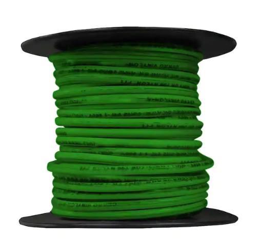 50 ft. 14 Gauge Green Stranded Copper THHN Wire - 9705560