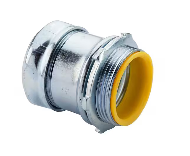2 in. Electrical Metallic Tube (EMT) Compression Connector with Insulated Throat - 9705128