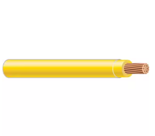 2500 ft. 12 Yellow Stranded CU THHN Wire - 91001360918