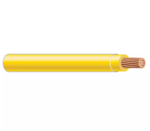 By-the-Foot 12 Yellow Stranded CU THHN Wire - 9808818