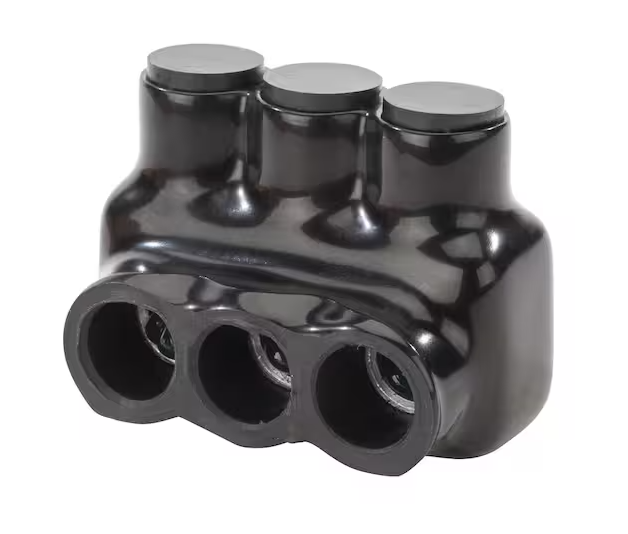 3/0 - 6 AWG Bagged Insulated Multi-Tap Connector, Black - 91001839944