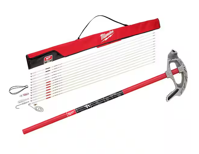60 ft. Fiberglass Fish Stick Low/Mid/High Flex Combo Kit with 1 in. EMT Aluminum Conduit Bender - 91011044044