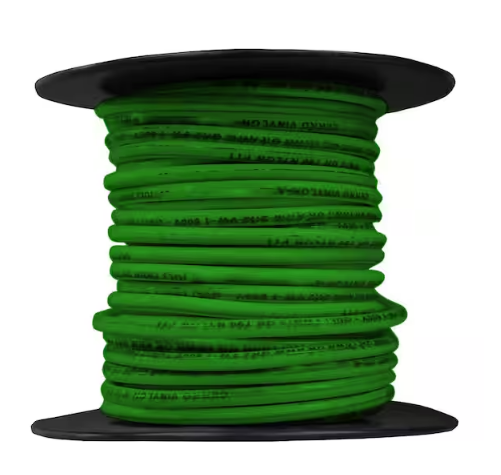 25 ft. 14 Gauge Green Stranded Copper THHN Wire - 9199298