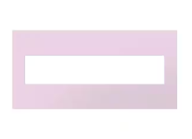 adorne 5-Gang Decorator/Rocker Plastic Wall Plate with Microban Protection, Rosa - 91012243848